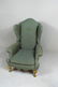 Queen Anne Style Wingback Armchair - 2