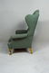 Queen Anne Style Wingback Armchair - 3