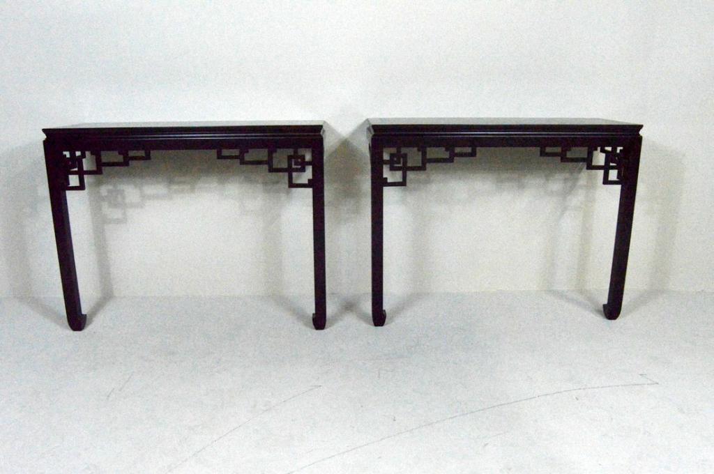 Pair of Bittners Chinese Console Tables (1 of 6)