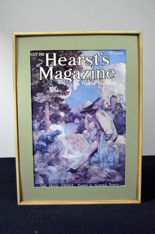 Maxfield Parrish (1870-1966), The Frog Prince: Hearst Magazine Cover, July 1912. Frame: 18.5 x 13.5 in