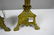 Pair of Faux Candlestick Brass Lamps - 4