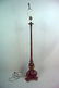 Vintage Torchiere Form Carved Wood Floor Lamp