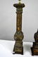 Pair of Metal Columnar Lamps - 2
