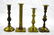 Four Brass Candlesticks