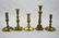 Five Brass Candlesticks