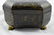 Asian Black Lacquer Papier Mache Sewing Box - 7