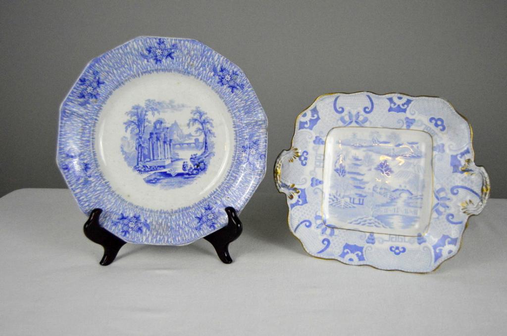 Two Blue and White Plates (1 of 6)