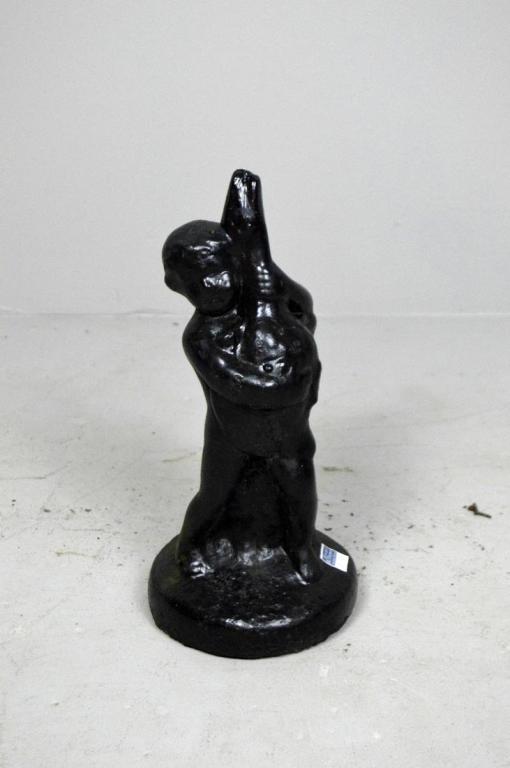 Black Painted Garden Statue (1 of 4)