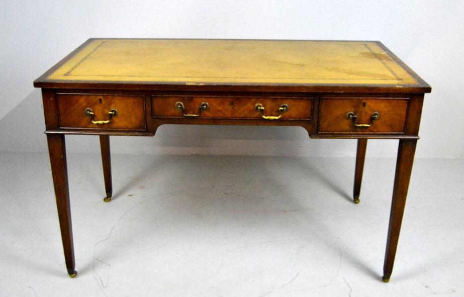 George III Style Mahogany Writing Desk (1 of 7)