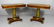 Pair of Regency Style Burl Wood Games Tables