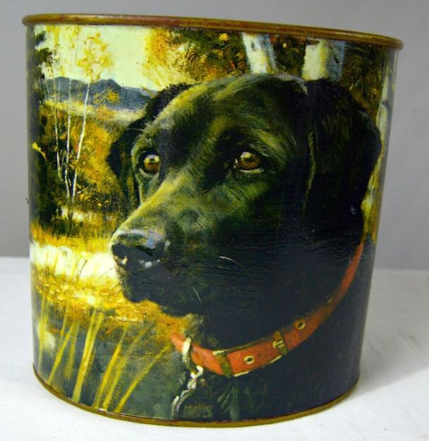 Tole Waste Basket (1 of 6)