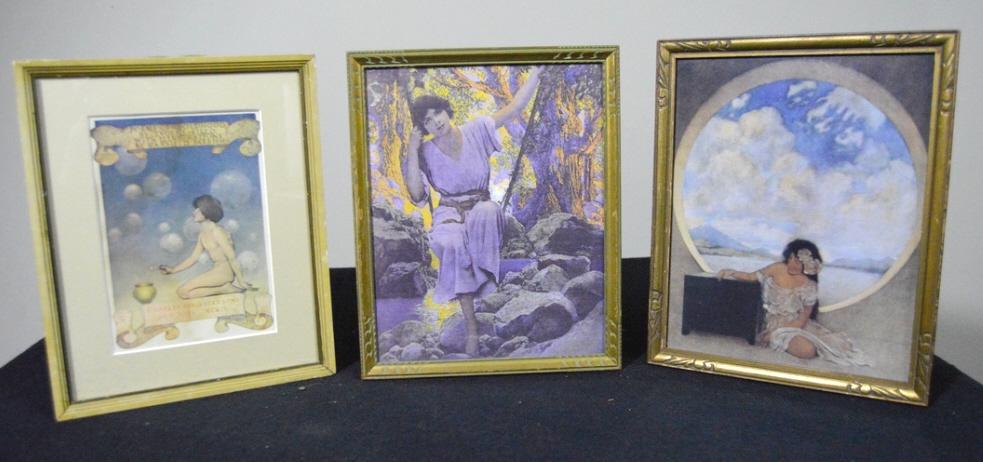 Three Maxfield Parrish (1870-1966) Prints (1 of 9)