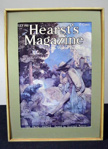Maxfield Parrish (1870-1966), The Frog Prince: Hearst Magazine Cover, July 1912. Frame: 18.5 x 13.5 in 14.75 10
