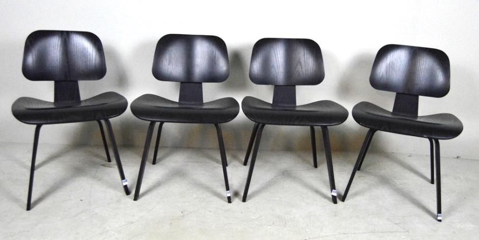 Eames Molded Plywood Dining Chairs (DCW) (1 of 9)