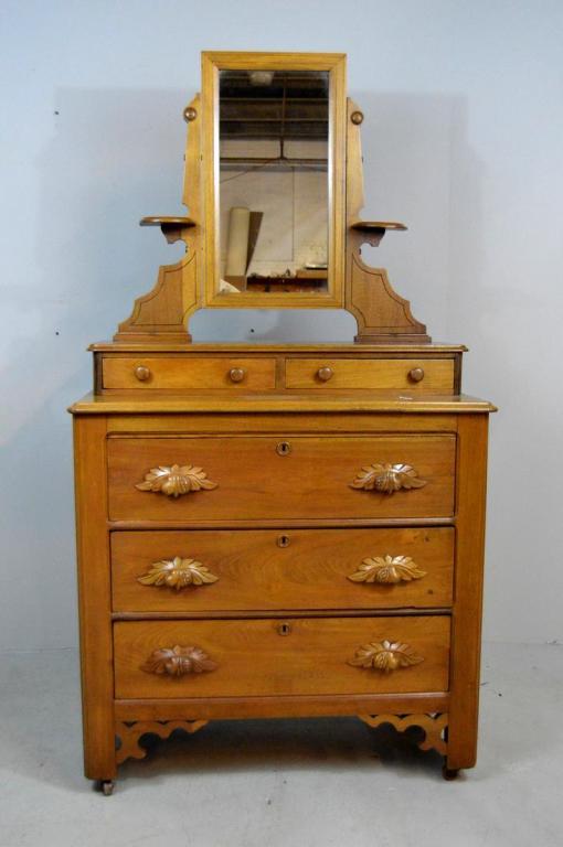 Eastlake Tall Dresser with Mirror (1 of 6)