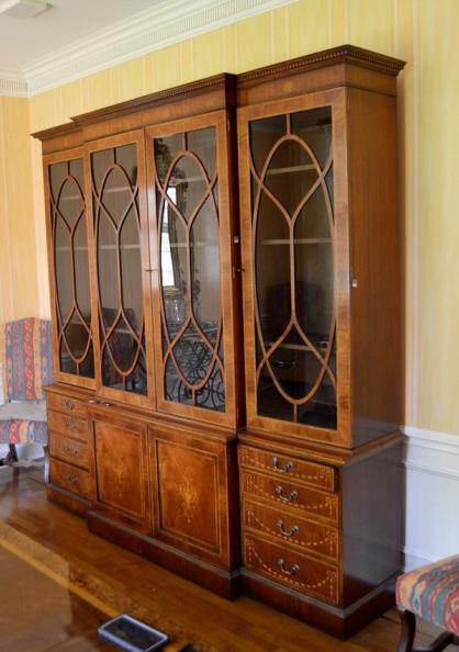 Federal Style Mahogany Breakfront (1 of 17)
