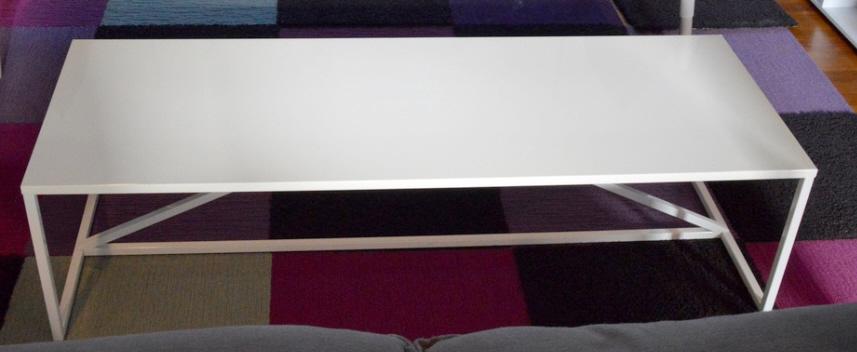 Blu Dot White Strut Coffee Table (1 of 3)