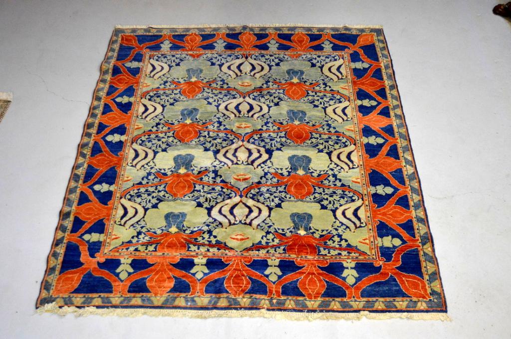 Antique Persian Lotus Pattern Area Rug (1 of 7)