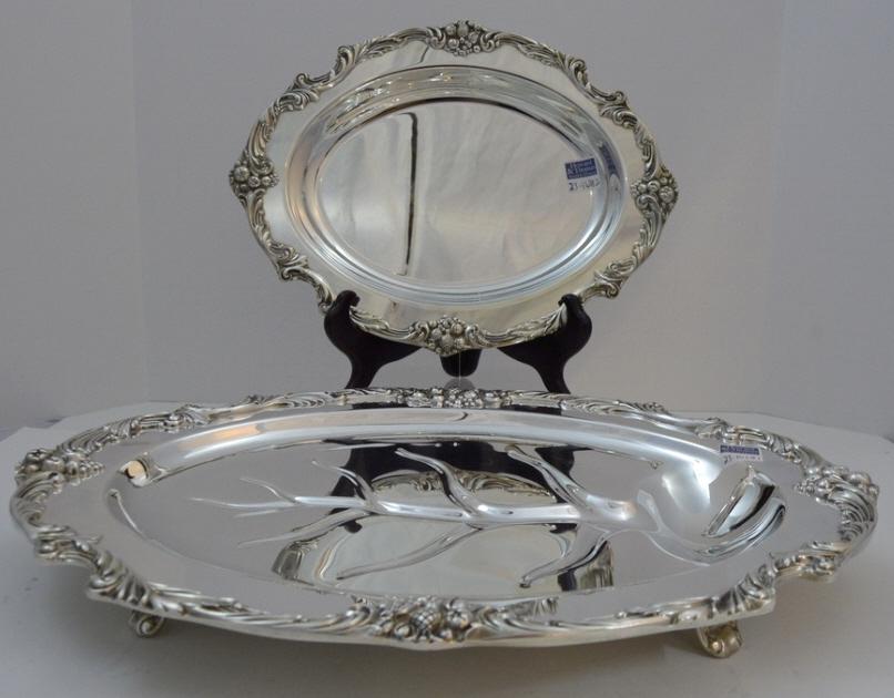 Pair of  King Francis Silverplate Serving Dishes (1 of 5)