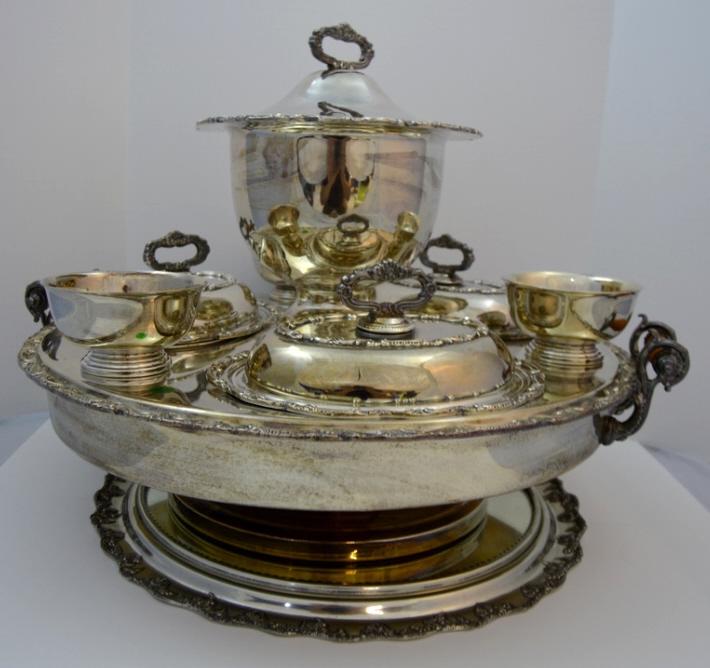 Gorham Silver Plate Lazy Susan Server (1 of 5)
