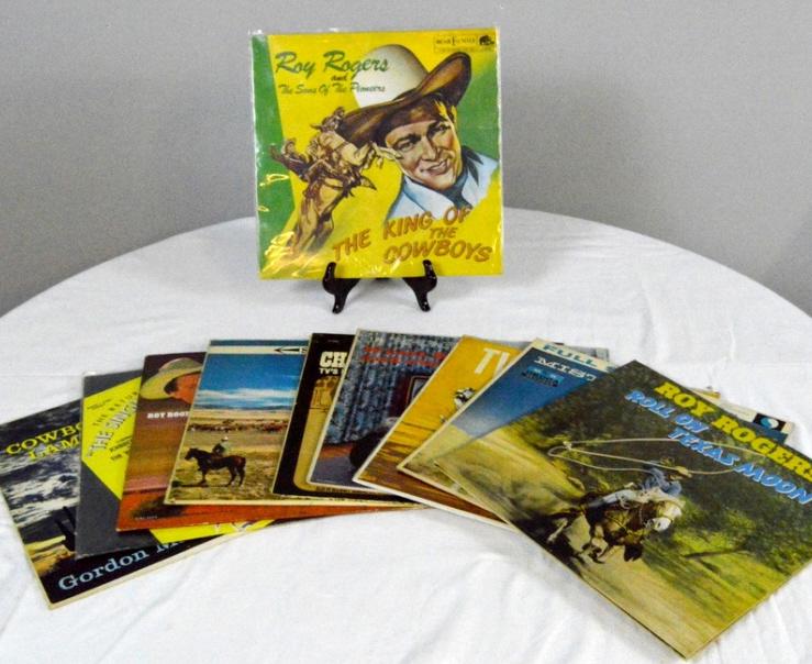 Collection Of Ten Roy Rogers + Western LPs (1 of 4)