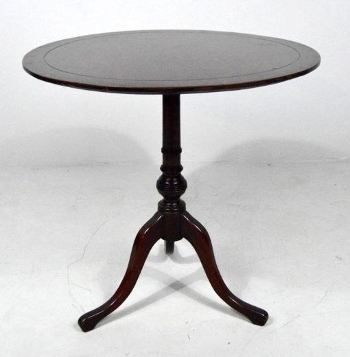 George III Mahogany Tilt-Top Tea Table (1 of 6)