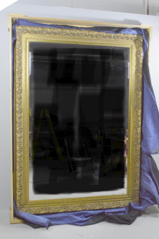 Large Gilt Wood Mirror (1 of 3)