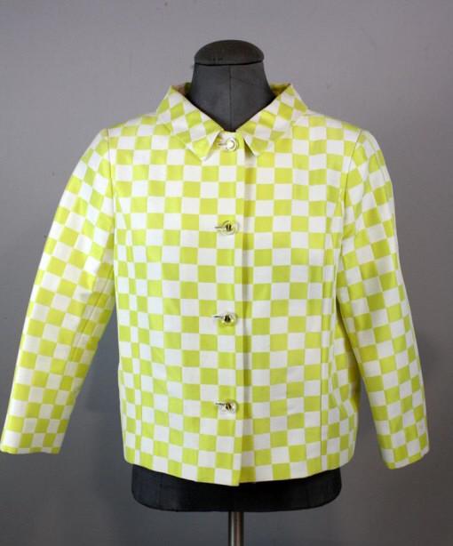 Doncaster White and Yellow Checkered Jacket (1 of 9)