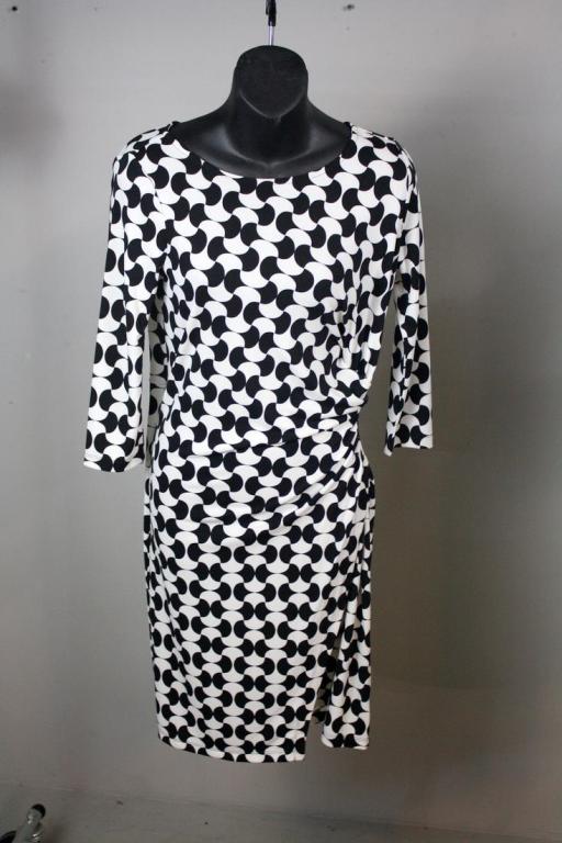 Talbots Petite Black and White Dress (1 of 5)