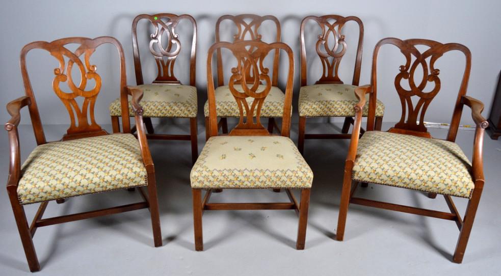 Set of Six (6) George III Style Dining Chairs (1 of 18)