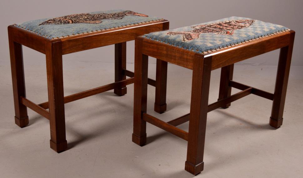 Pair of Bittner's George III Style Benches (1 of 8)