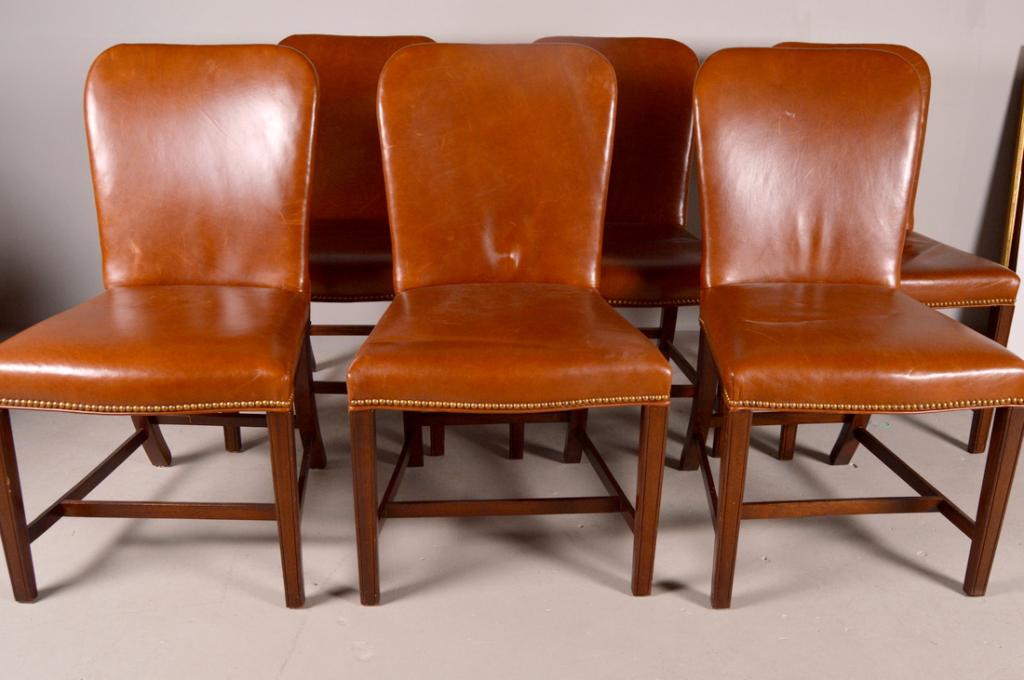 Six George III Style Leather Side Chairs (1 of 11)
