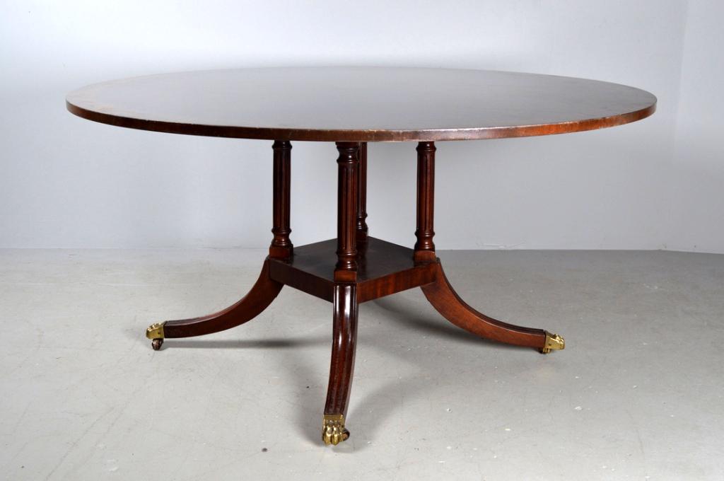 Regency Style Mahogany Center Table (1 of 11)