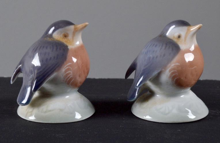 Two Royal Copenhagen Robin Birds (1 of 6)