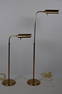 Two Fredrick Cooper Brass Adjustable Floor Lamps