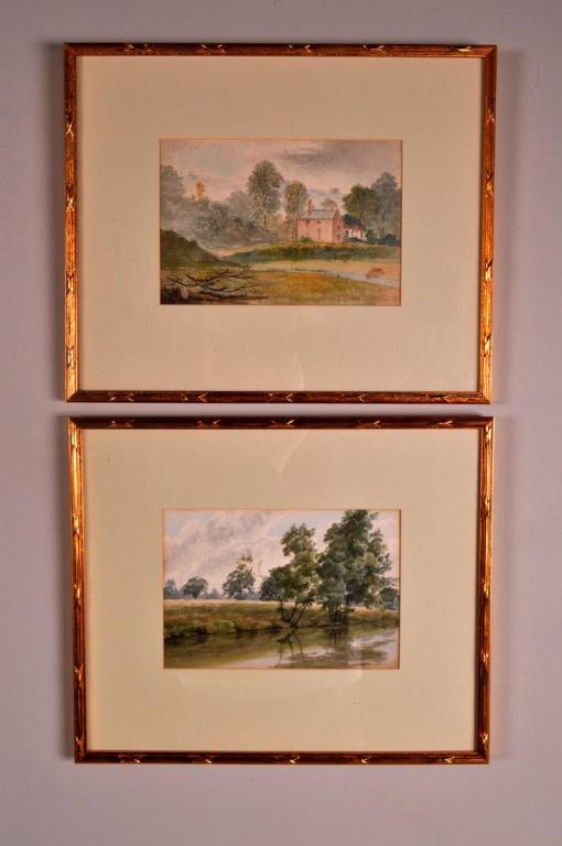 Two Watercolor Landscape Portraits (1 of 7)