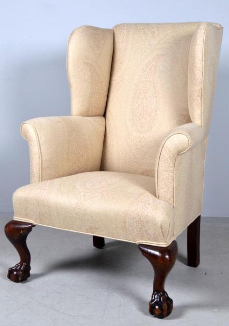 George III Style Wingback Arm Chair (1 of 11)