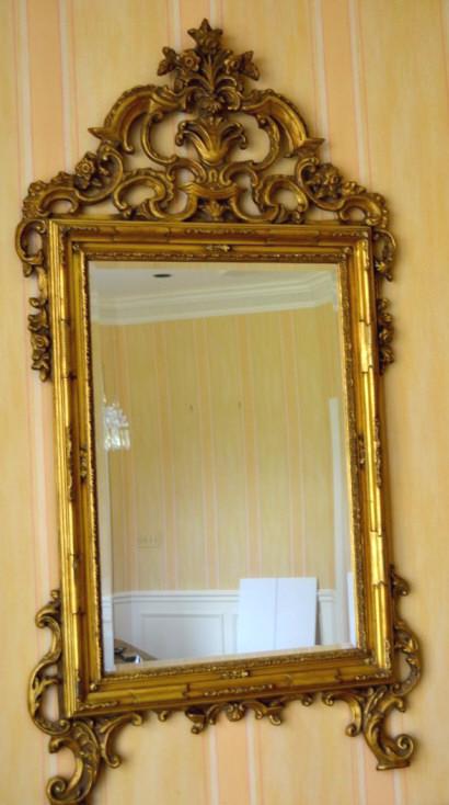 Louis XVI Style Giltwood Mirror (1 of 6)