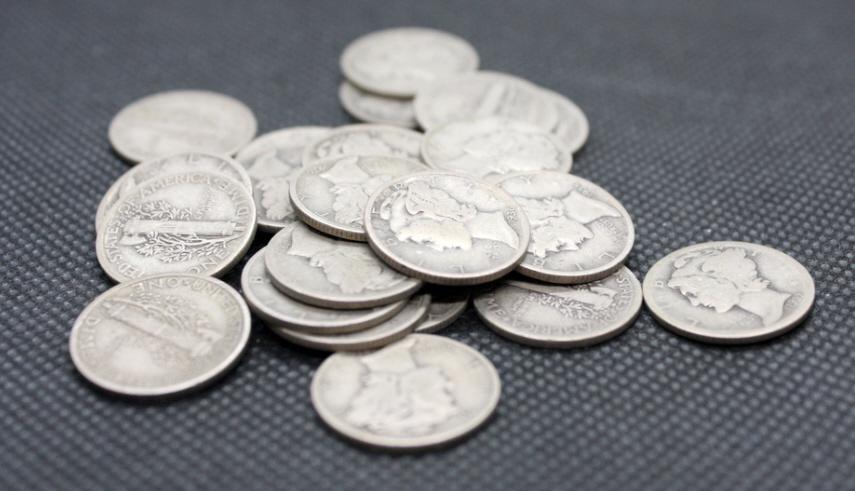 25 Mercury Dimes 1934-1939 (1 of 2)