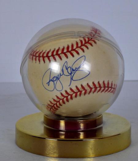 Baseball signed by Roger Clemens (1 of 7)