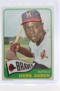 1965 Topps, Hank Aaron #170: 1965 Topps , Hank Aaron, Card #170