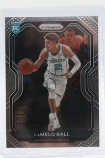 2020 Panini Prizm LaMelo Ball Cracked Red Ice PSA 10 Gem Mint #278