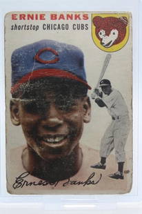 1954 Topps, Ernie Banks #94: 1954 Topps , Ernie Banks, Card #94