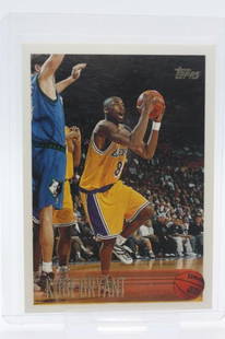 1996 Topps , Kobe Bryant #138, (R): 1996 Topps , Kobe Bryant, Card #138; Rookie