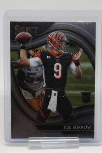 2021 Panini Select Football, Joe Burrow #346, (R): 2021 Panini Select Football, Joe Burrow, Card #346; Rookie