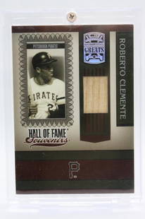 2005 Donruss Greats, Roberto Clemente #HOFS-26, (P): 2005 Donruss Greats, Roberto Clemente, Card #HOFS-26, Bat Patch