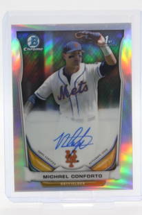 2014 Bowman Chrome, Michael Conforto #BCA-MC, (A): 2014 Bowman Chrome, Michael Conforto, Card #BCA-MC, Autograph