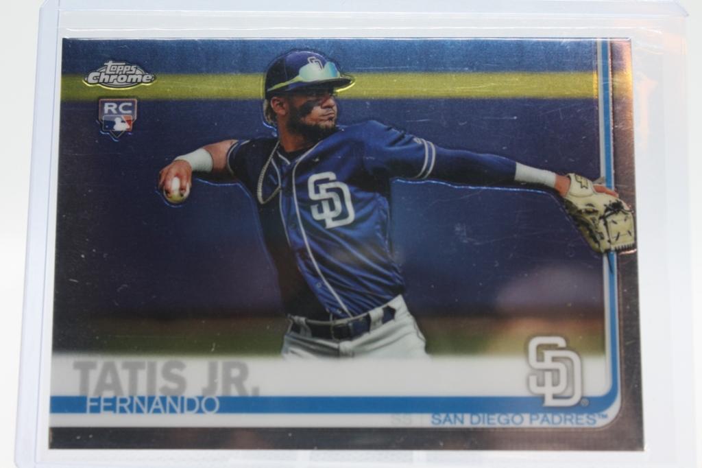 2019 Topps Chrome, Tatis Fernando Jr #203, (R) (1 of 2)