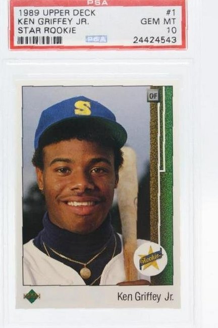 1989 Upper Deck Star Rookie, Ken Griffey Jr #1, (R), (1 of 2)