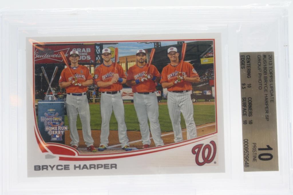 2013 Topps Update, Bryce Harper #US 180, Beckett 10 (1 of 2)